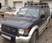 Экспедиционная корзина для Mitsubishi Pagero 2 с сеткой