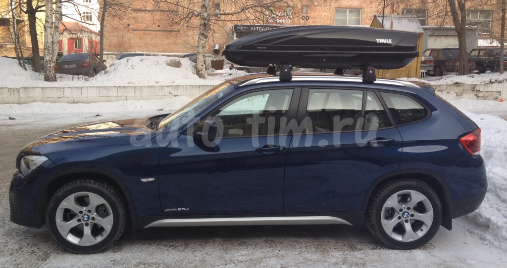 Туле бу. Автобокс БМВ х1 е84. Автобокс Thule для BMW x1 f48. Багажник бокс BMW x1. Бокс на крышу BMW x1 e84.