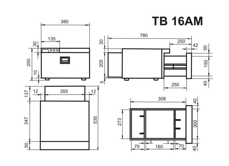 Компрессорный автохолодильник (встраиваемый) Indel B TB16АМ